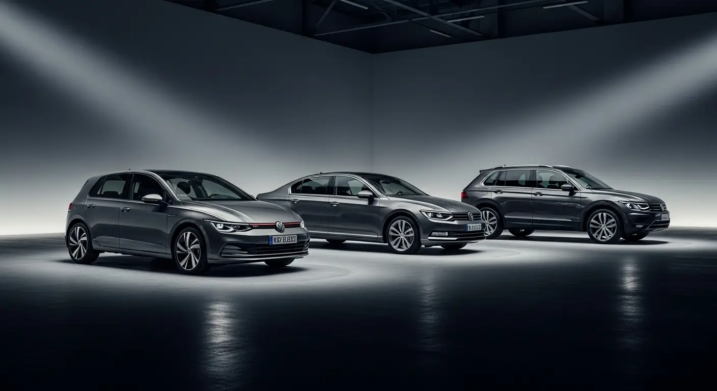Volkswagen Golf, Passat ve Tiguan modellerinin donanım paketleri rehberi için ana görsel