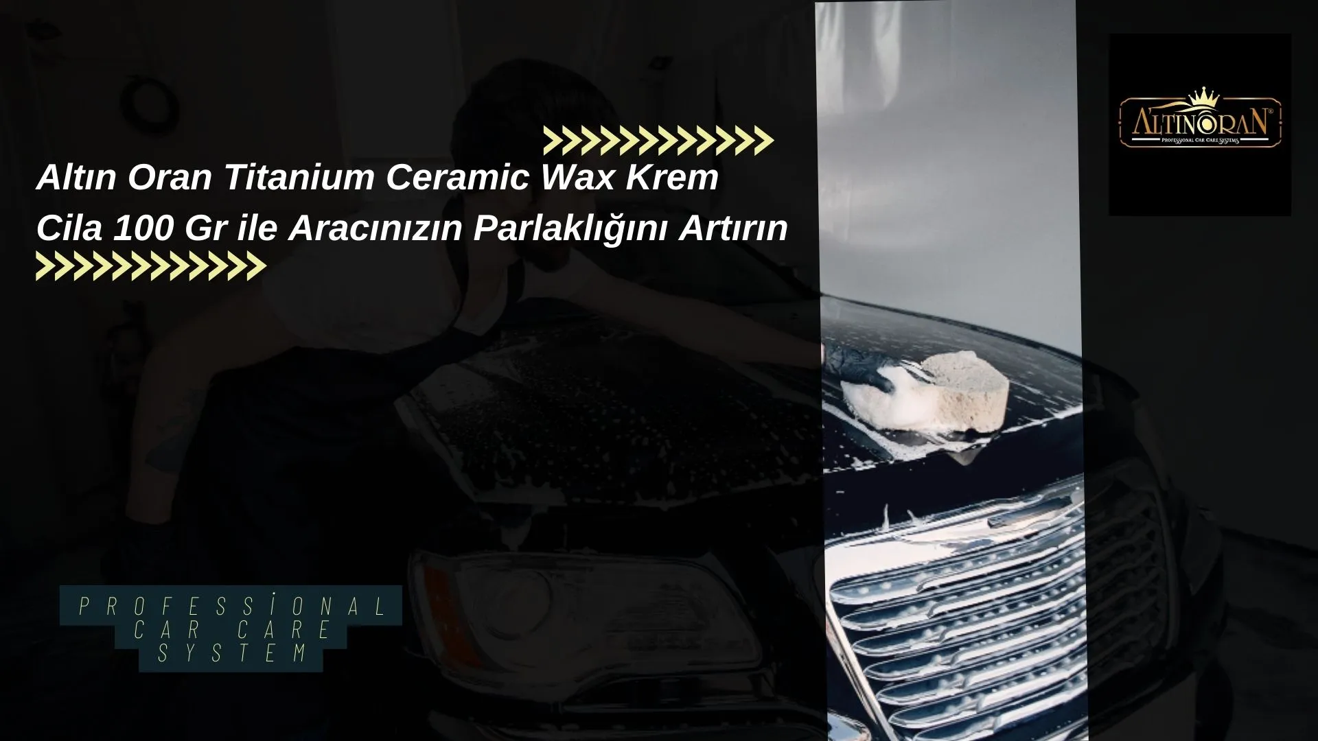 Altın Oran Titanium Ceramic Wax Krem Cila 100 Gr ile Aracınızın Parlaklığını Artırın - Professional Car Care System