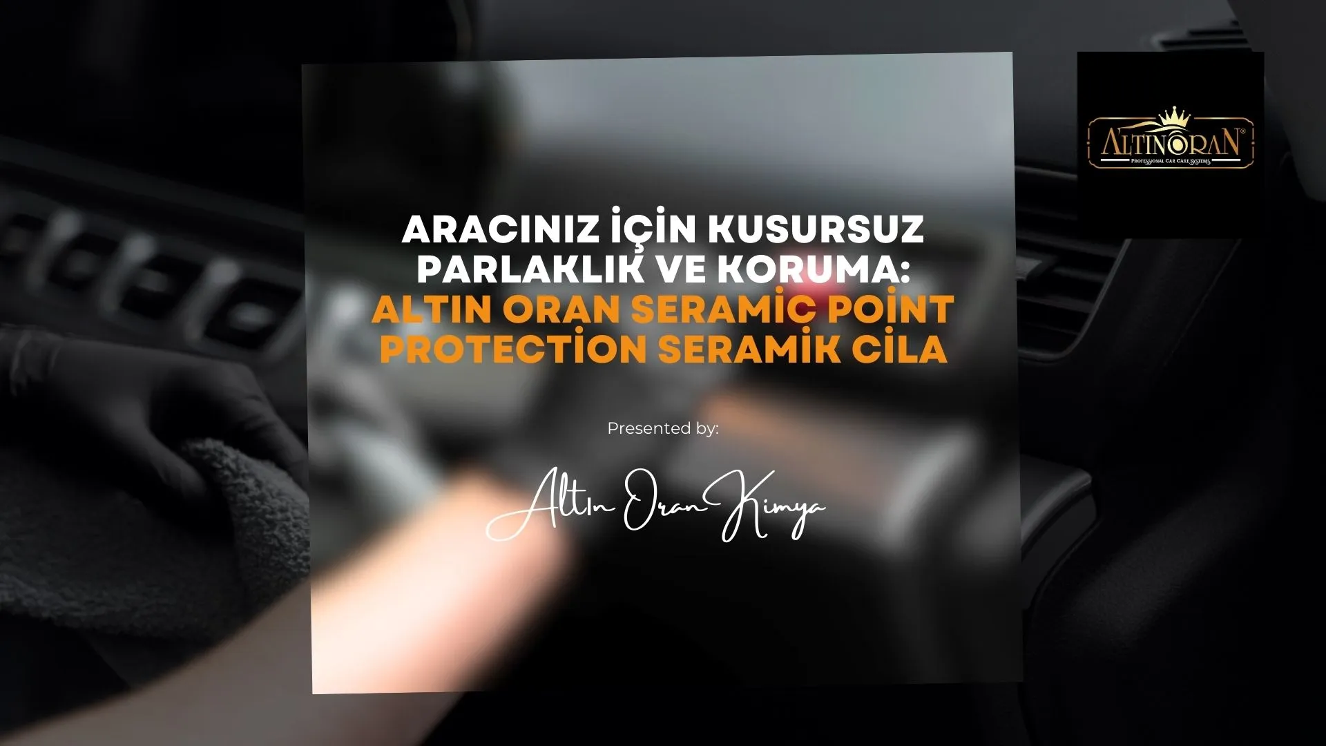 Aracınız İçin Kusursuz Parlaklık ve Koruma: Altın Oran Seramic Point Protection Seramik Cila