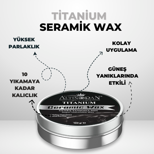 Hızlı cila, nano lastik parlatıcı ve torpido parlatıcı ürünlerinden oluşan oto bakım seti