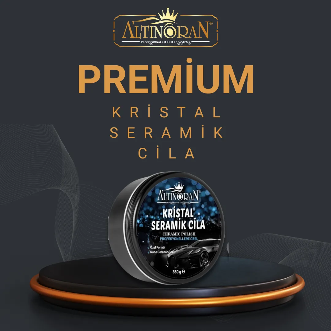 Kristal Seramik Cila Ürün Görseli - Altın Oran Kimya - Aracınızın Boyasını Koruyan ve Üstün Parlaklık Sağlayan Premium Seramik Cila Ürünü