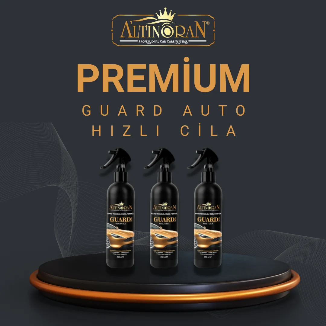 Guard Auto Seramik Katkılı Hızlı Cila - Altın Oran Kimya - Aracınızın Boyasını Koruyan ve Üstün Parlaklık Sağlayan Premium Hızlı Cila Ürünü