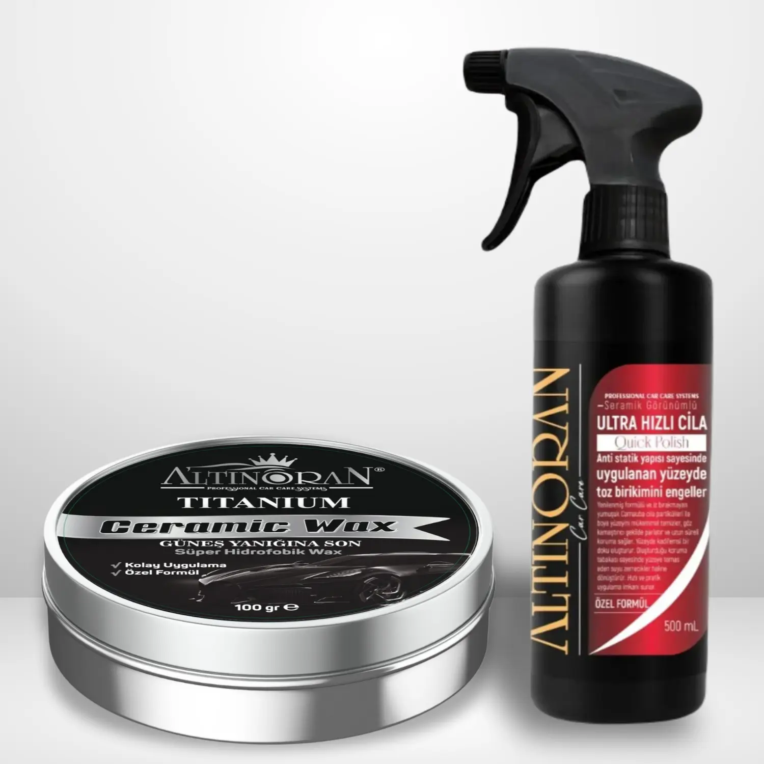 Altın Oran Seramik Wax ve Hızlı Cila Seti