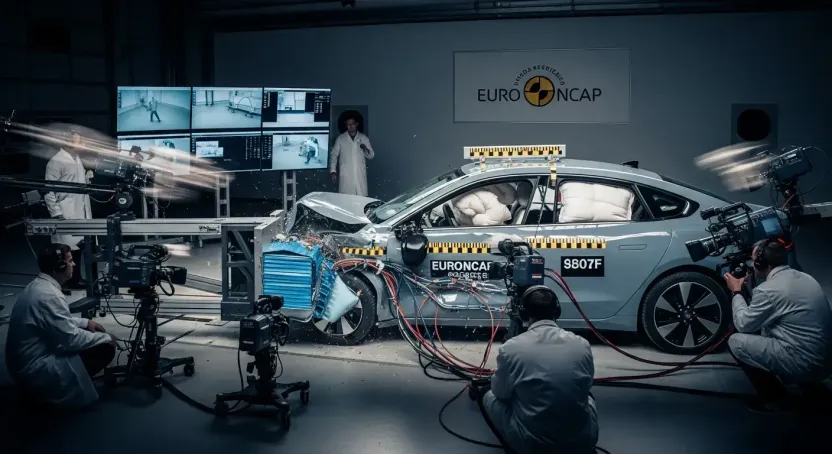 Elektrikli araç güvenlik testleri Euro NCAP
