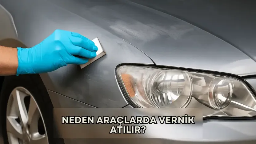 Araçlarda vernik atma nedenleri ve bakım yöntemleri - vernik uygulaması yapılan araç yüzeyi
