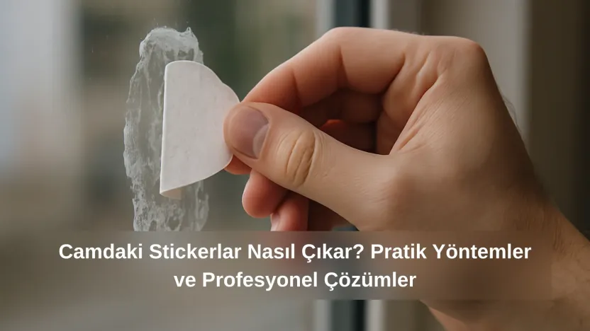 Camdaki Stickerlar Nasıl Çıkar? Pratik Yöntemler ve Profesyonel Çözümler