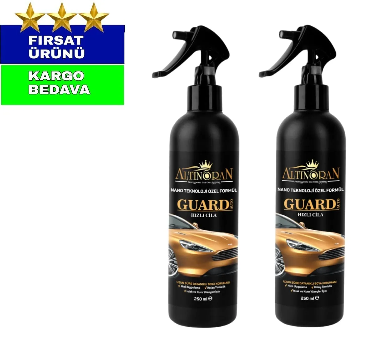 2 adet guard auto hızlı cila