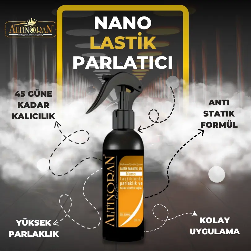 Nano lastik parlatıcı