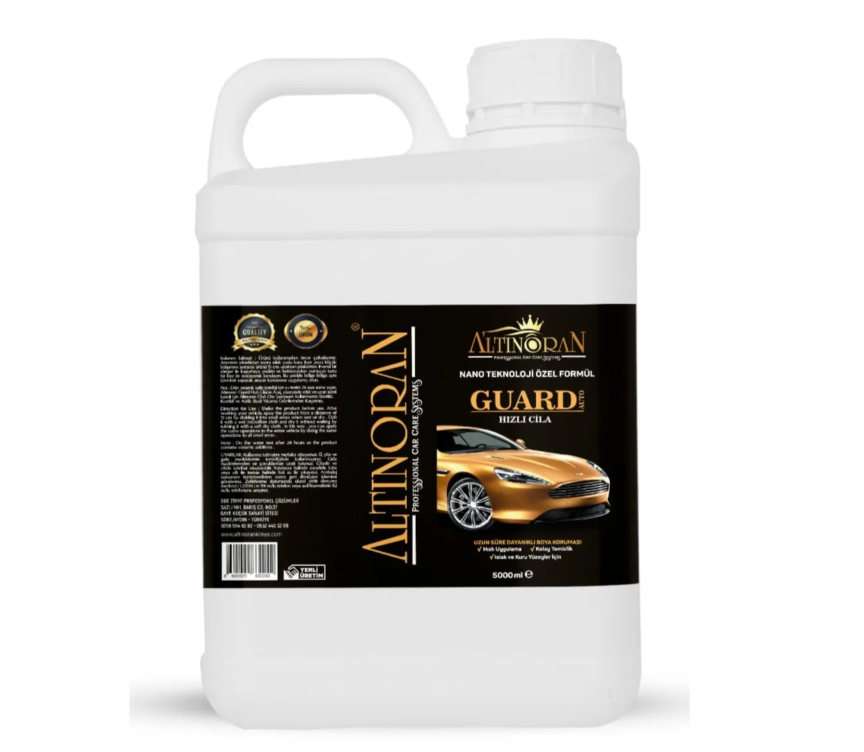 1 adet guard auto hızlı cila 5000 ML