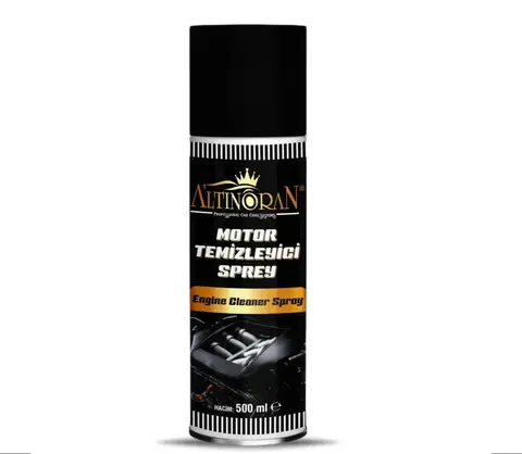 Altınoran Susuz Motor Temizleme Spreyi 500ml - Hızlı, Etkili Yağ & Kir Sökücü