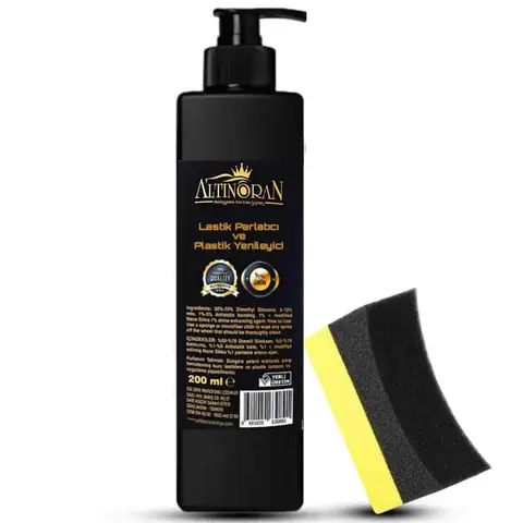 Altın Oran Lastik Parlatıcı ve Plastik Yenileyici Jel 200 ML