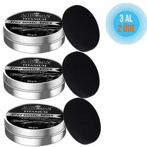 Titanıum Ceramic Wax 3 Adet 