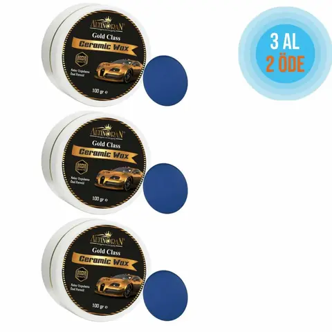 Altın oran Gold Class Ceramic Wax 100 Gr 3 Adet 
