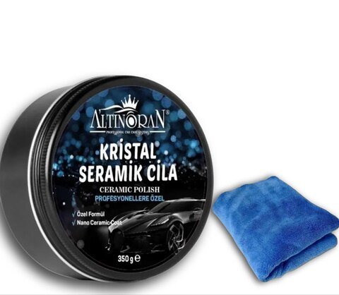 Altınoran Kristal Seramik Cila Hızlı Cila Krem Cila 350 ML 40*40 cila havlusu