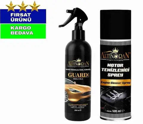Guard Auto Hızlı Cila + Susuz Motor Temizleme Spreyi 500ml