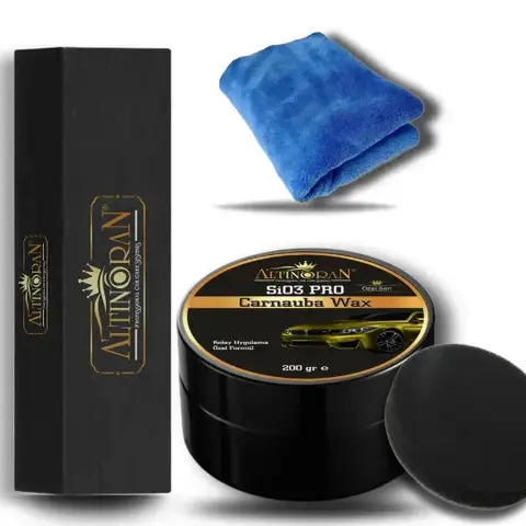 Altın Oran Sio3 Pro Seramik wax & Carnauba wax Krem Cila (Boya Koruma & Çizik Giderici) 9H 200gr
