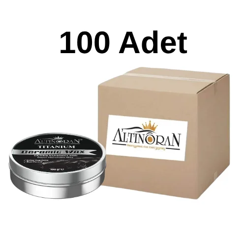 Altınoran Titanium Seramik Wax Krem Cila 100 Gr - 100 Adet Toptan