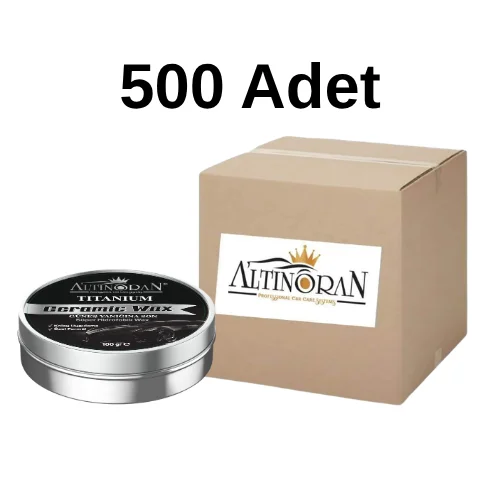 Altınoran Titanium Seramik Wax Krem Cila 100 Gr - 500 Adet Toptan